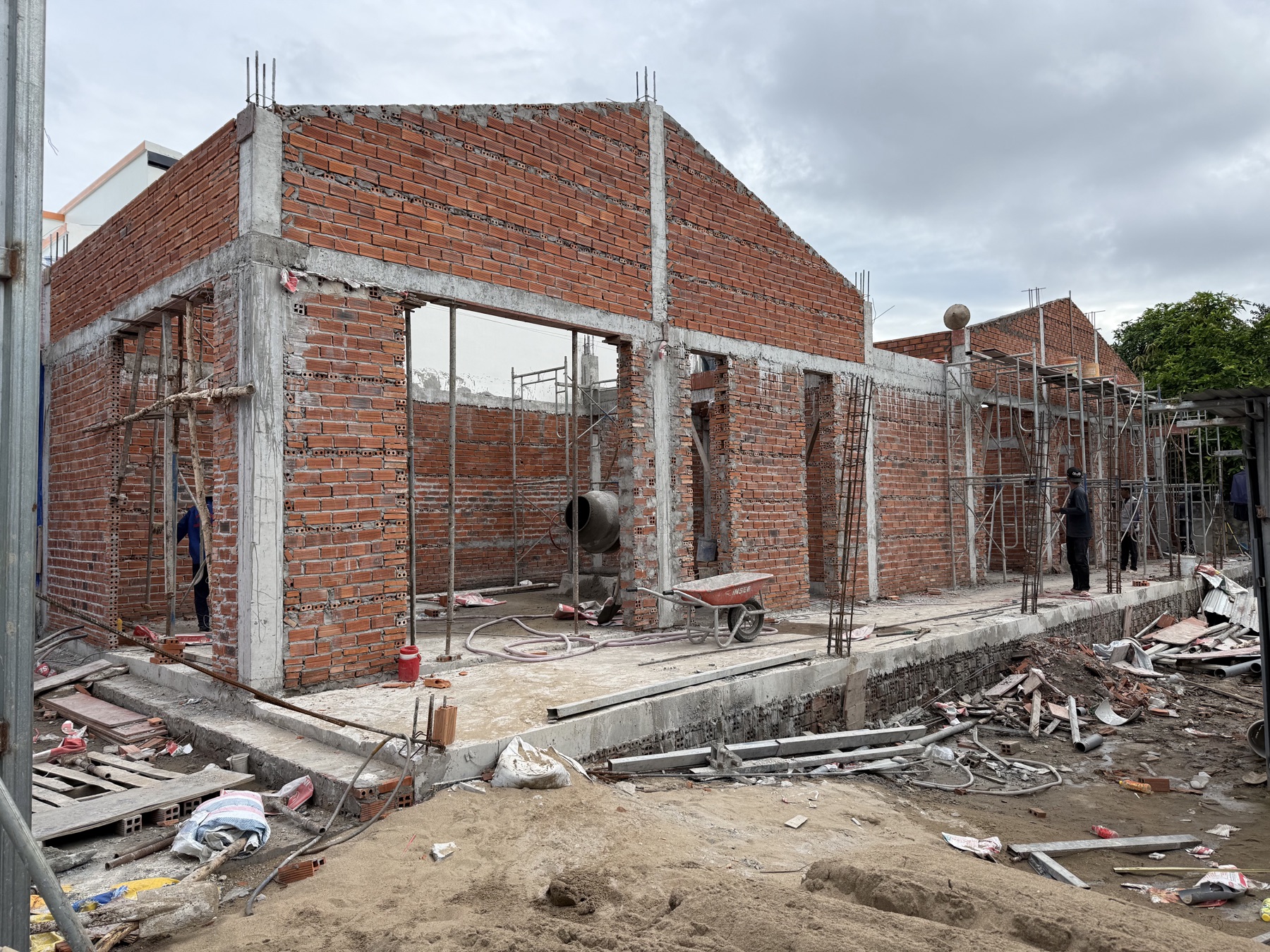 Hình ảnh thi công thực tế — Nhà của Ngoại. — ảnh 2