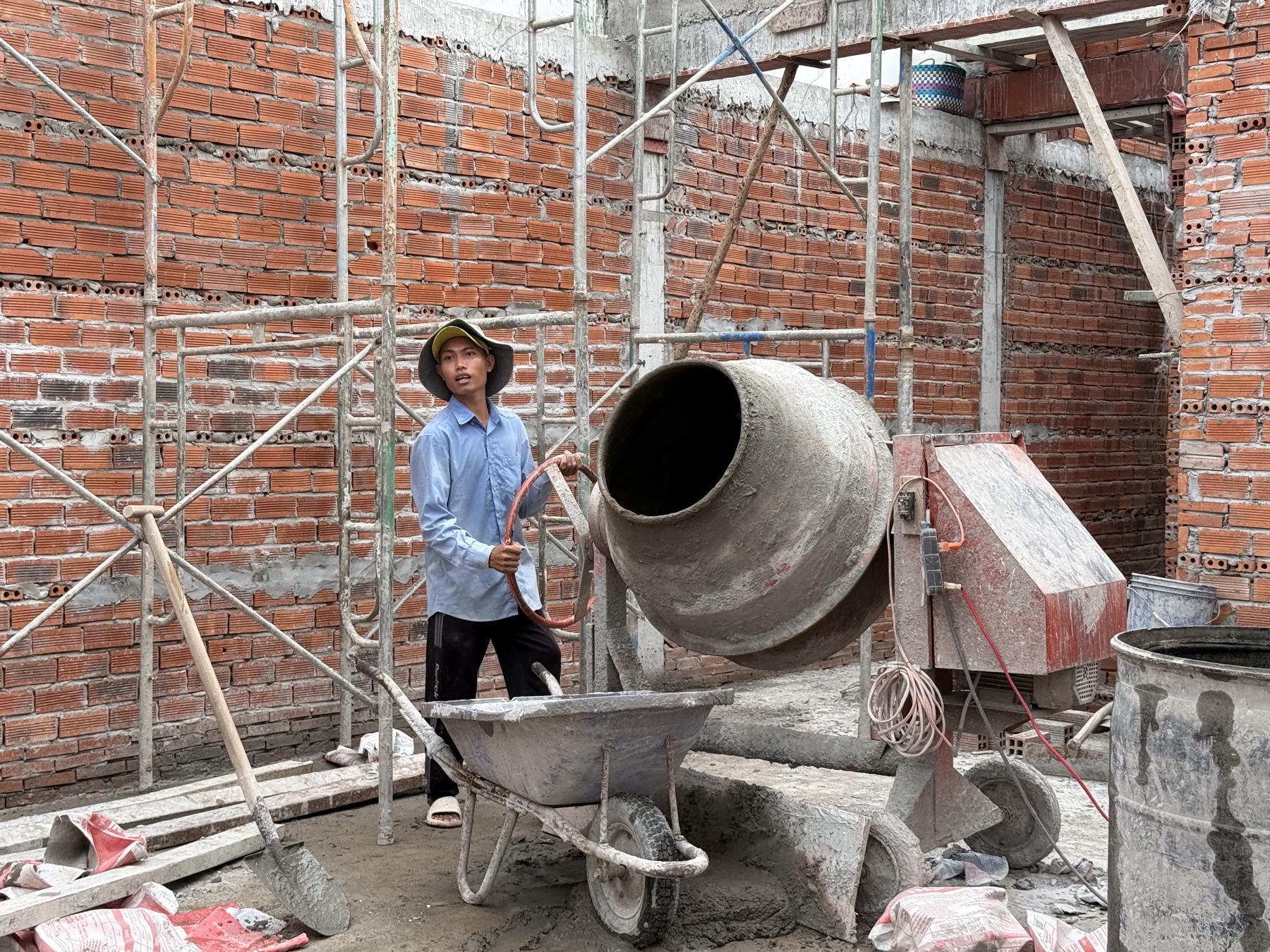 Hình ảnh thi công thực tế — Nhà của Ngoại. — ảnh 13
