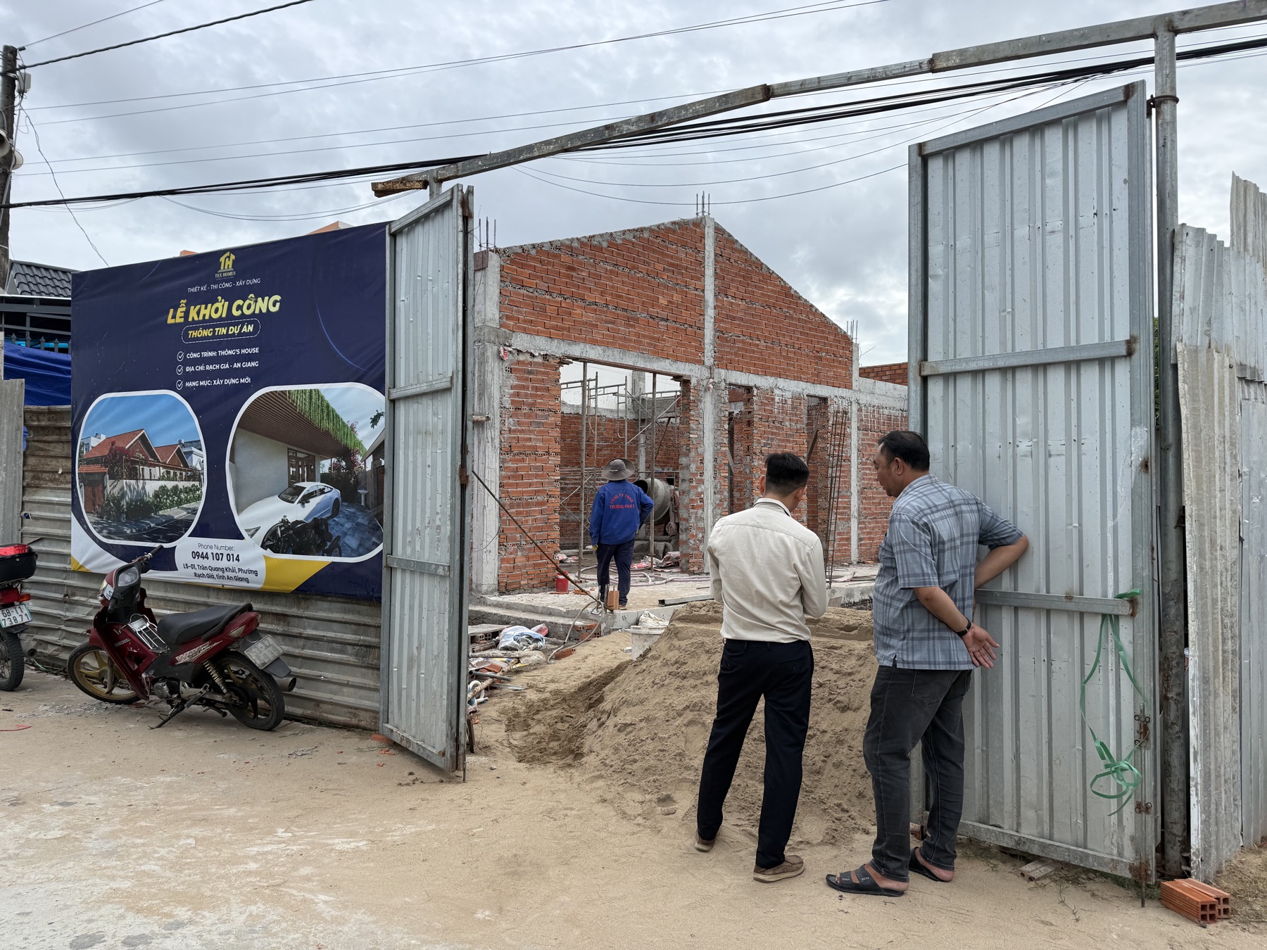 Hình ảnh thi công thực tế — Nhà của Ngoại. — ảnh 14
